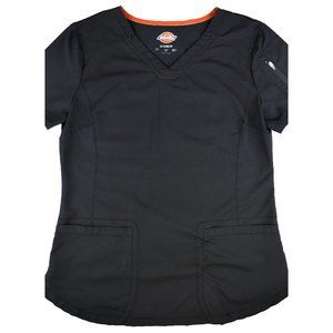 Dickies Black Scrub Top